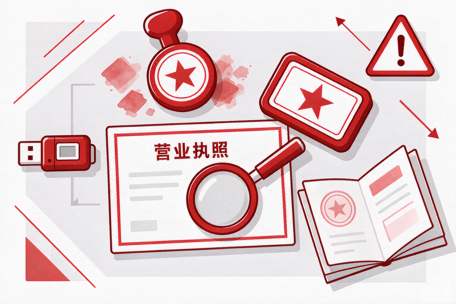 公司证照、印章丢了怎么办?营业执照、公章、财务章、发票章、法人章、UKey、银行印鉴 7 类常见证件 + 4 步补办流程 + 6 条避坑一次讲清